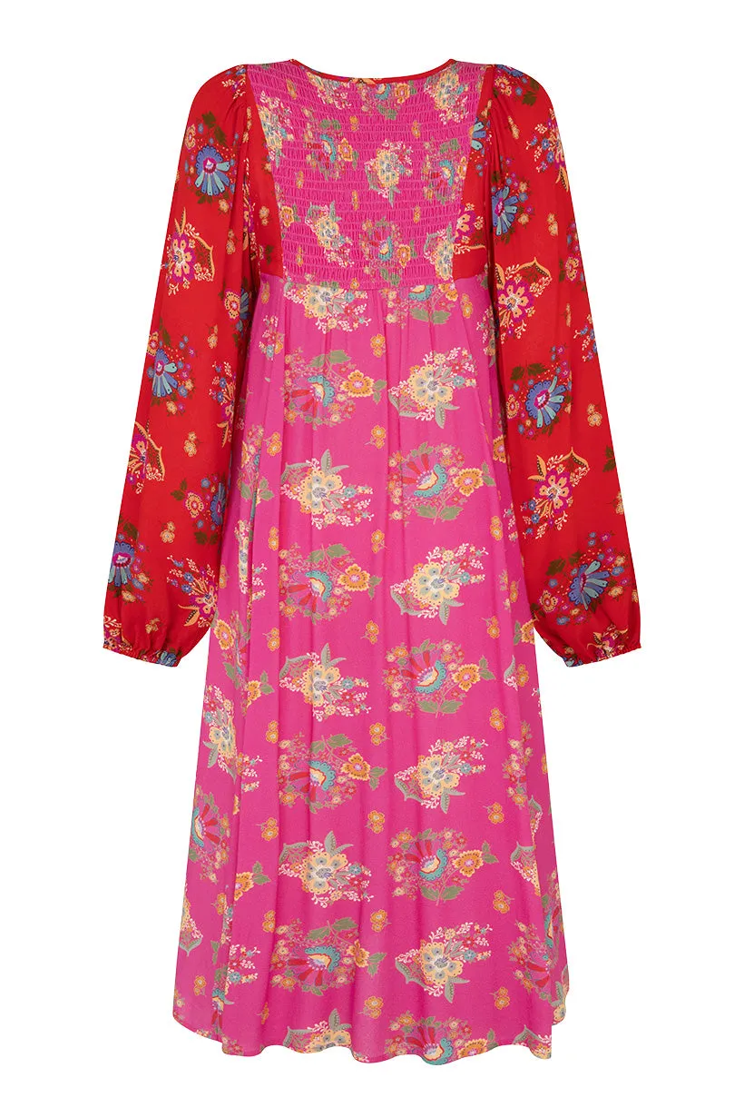 Solstice Boho Midi Dress