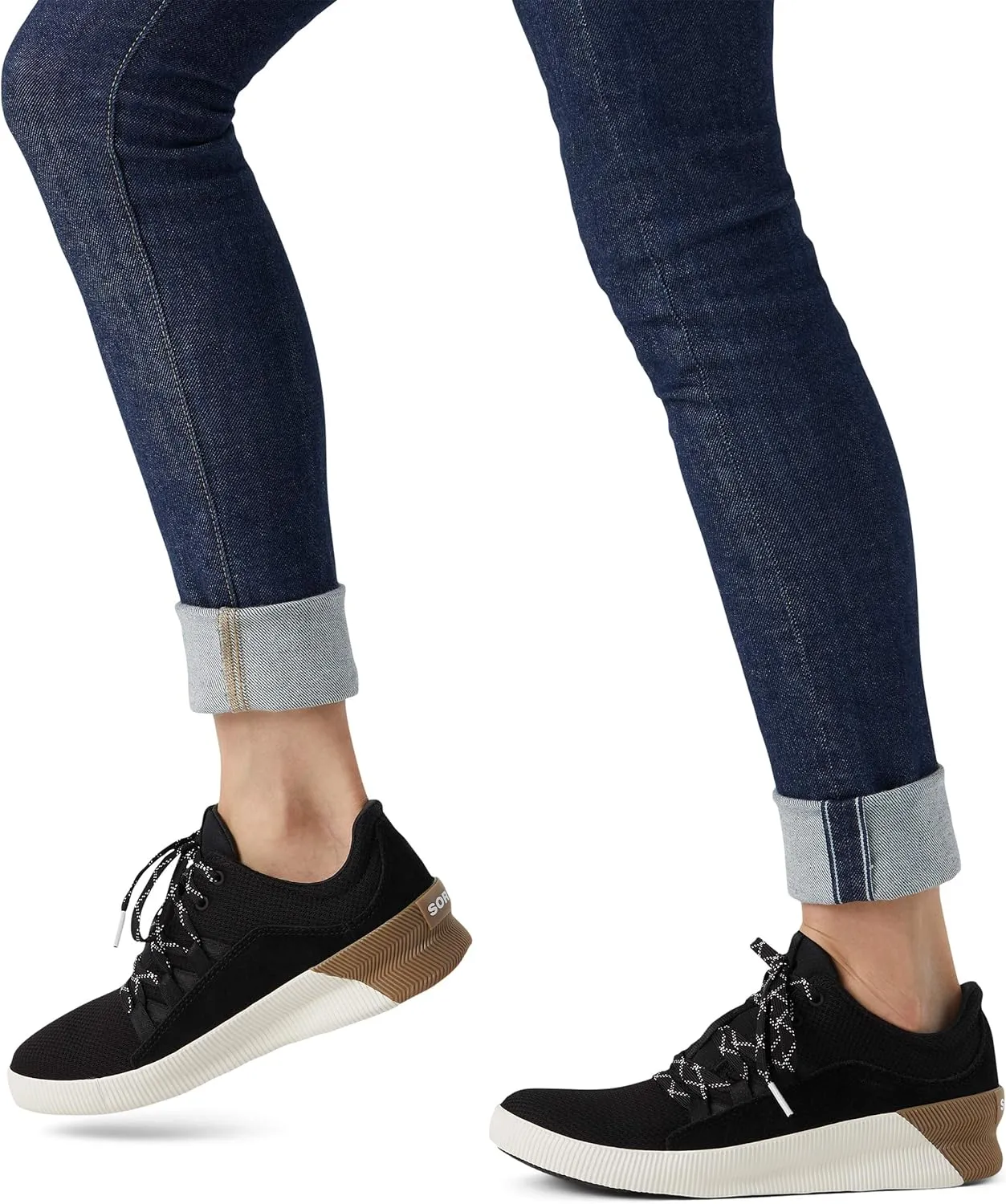 Sorel Women's Out 'N About III Plus Lace Sneaker — Waterproof Suede Sneakers
