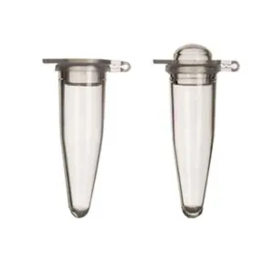 SP-0019 Polypropylene PCR Tube with Attached Domed Cap, 0.2 mL (Pack of 1000)