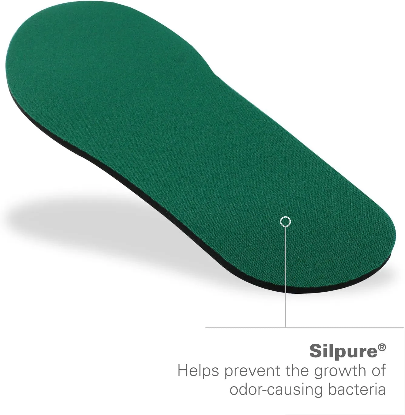 Spenco Rx Comfort Thin Lightweight Cushioning Orthotic Shoe Insole, Green Women's 9-10.5/Men's 8-9.5