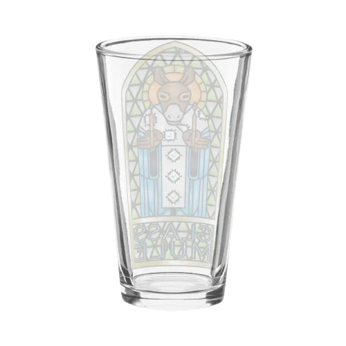 Stained Boro Mule Pint Glass
