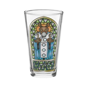 Stained Boro Mule Pint Glass