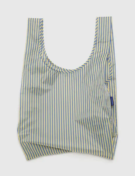 Standard Baggu Blue Thin Stripe