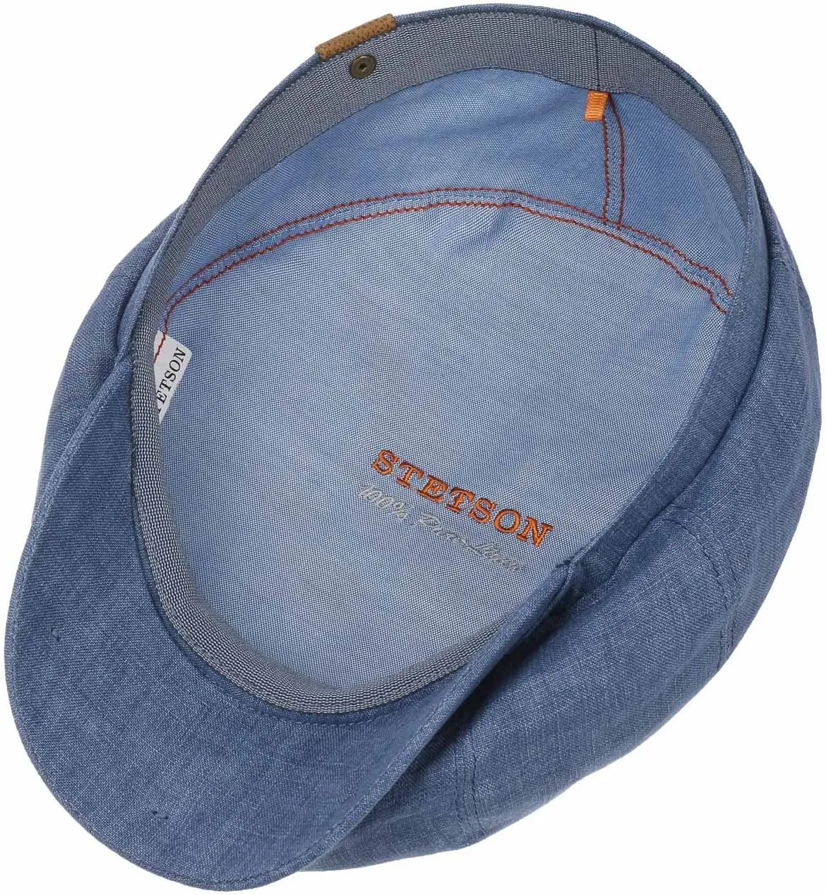 Stetson Hatteras Linen Newsboy Cap Women/Men | Made in The EU