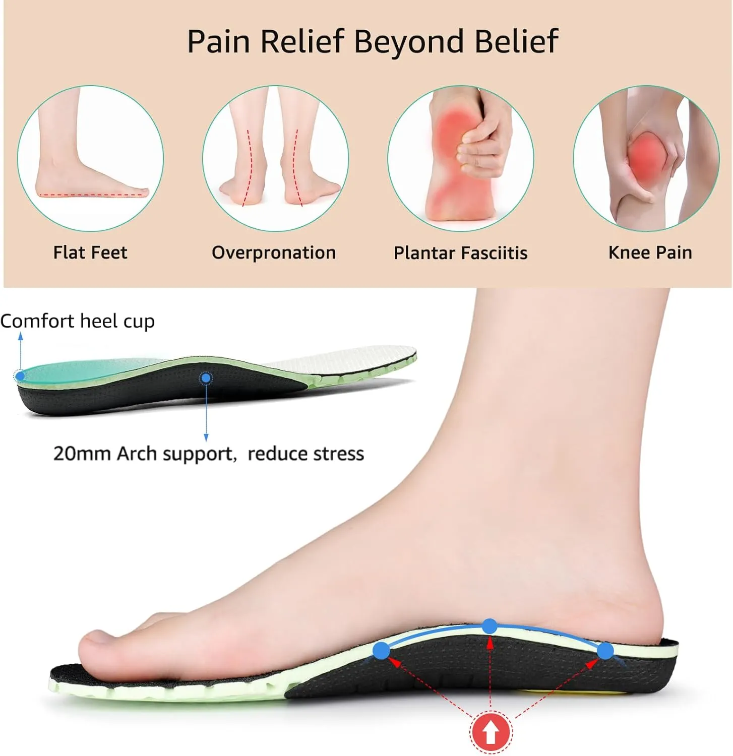 STQ Women's Orthopedic Loafers丨Lightweight Casual Boat Shoes for Plantar Fasciitis