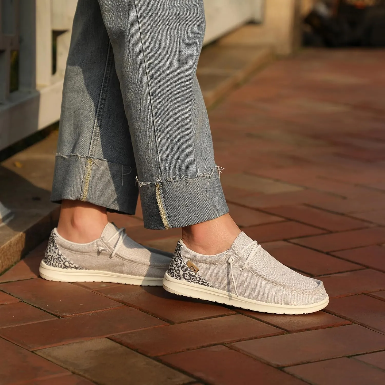 STQ Women's Orthopedic Loafers丨Lightweight Casual Boat Shoes for Plantar Fasciitis