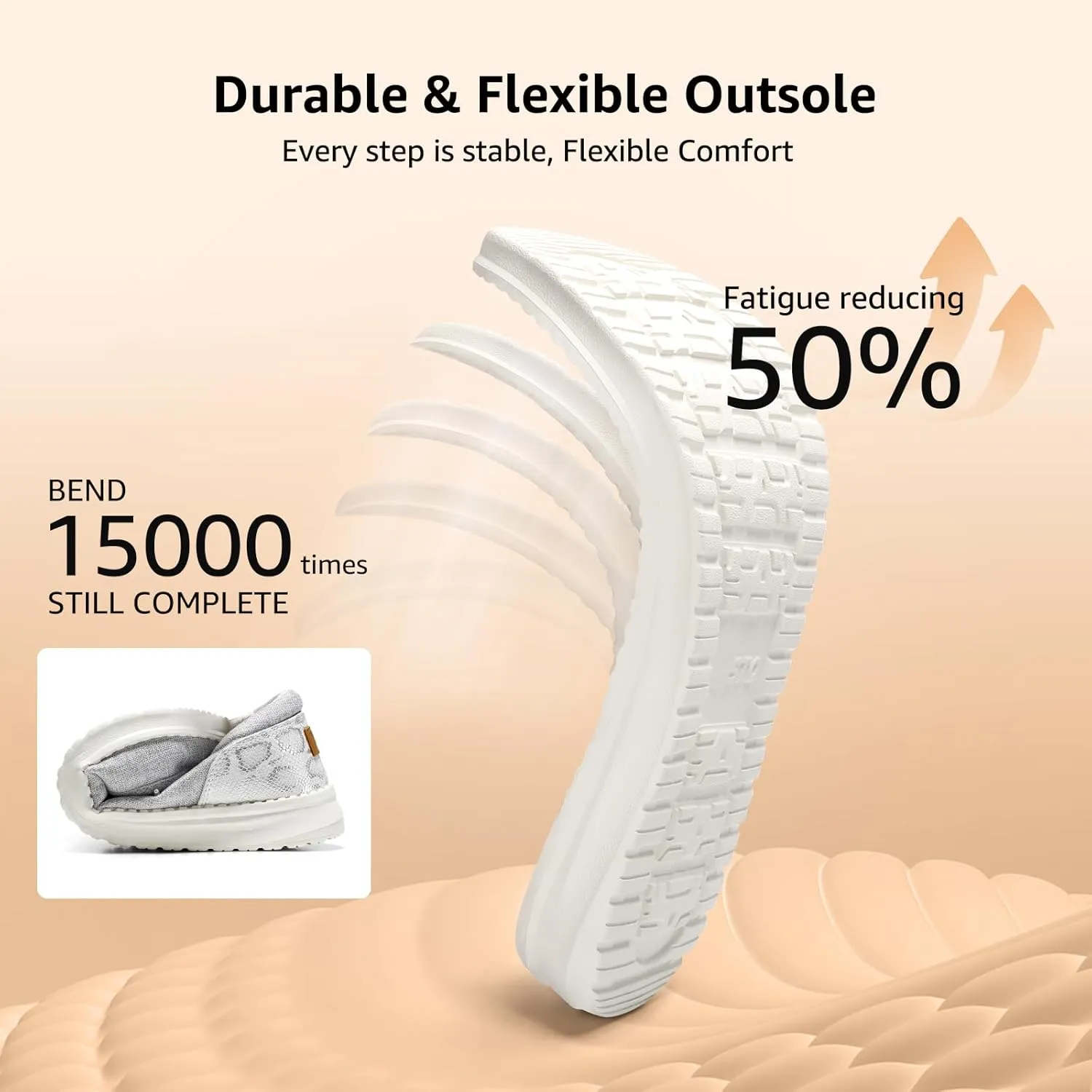 STQ Women's Orthopedic Loafers丨Lightweight Casual Boat Shoes for Plantar Fasciitis