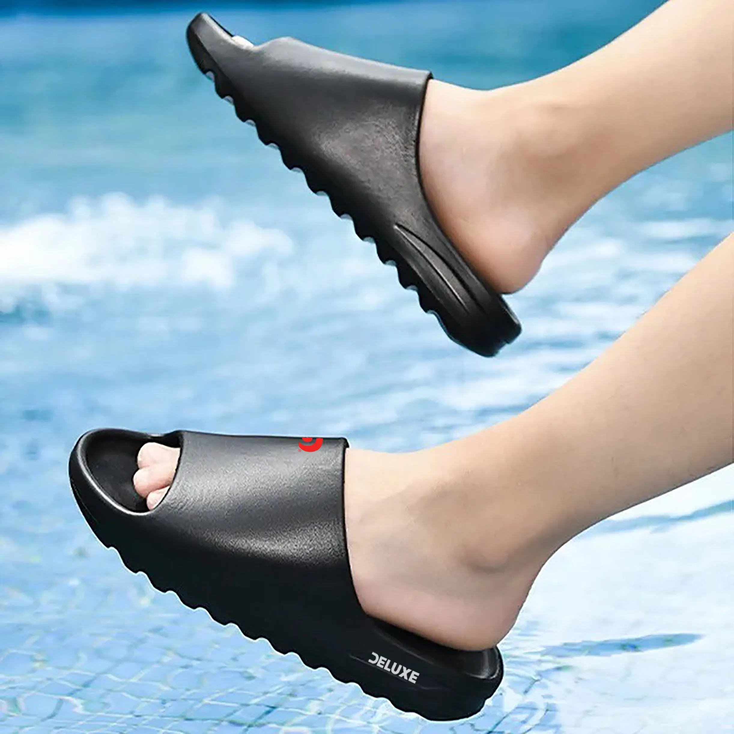 Summer Cool - Men Slipper - Black Color