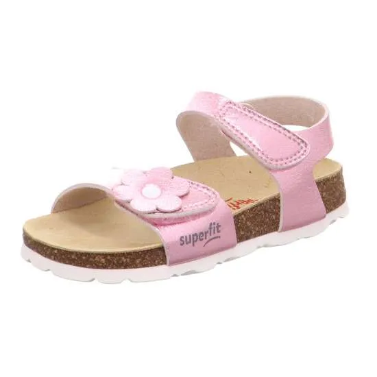 Superfit Girls Sandal Fussbett Pink