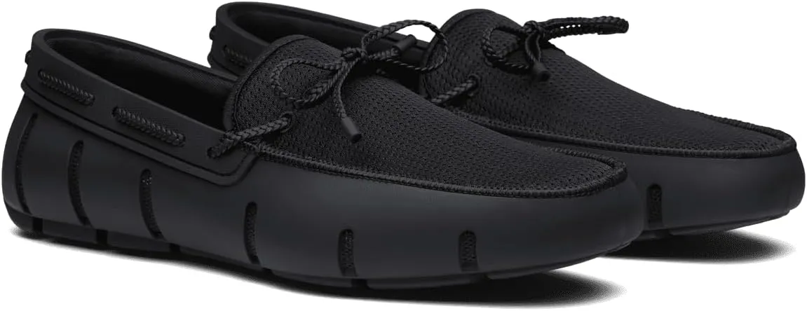 SWIMS Mens Loafers, Braided Lace Casual Slip-Ons Shoes, Fashion Shoe for Beach