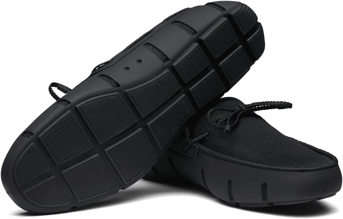 SWIMS Mens Loafers, Braided Lace Casual Slip-Ons Shoes, Fashion Shoe for Beach
