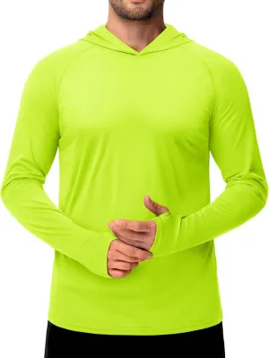 TACVASEN Men’s Sun Protection Shirts UPF 50  Rash Guard for Men Long Sleeve Lightweight SPF UV Hoodie Swimming Hiking