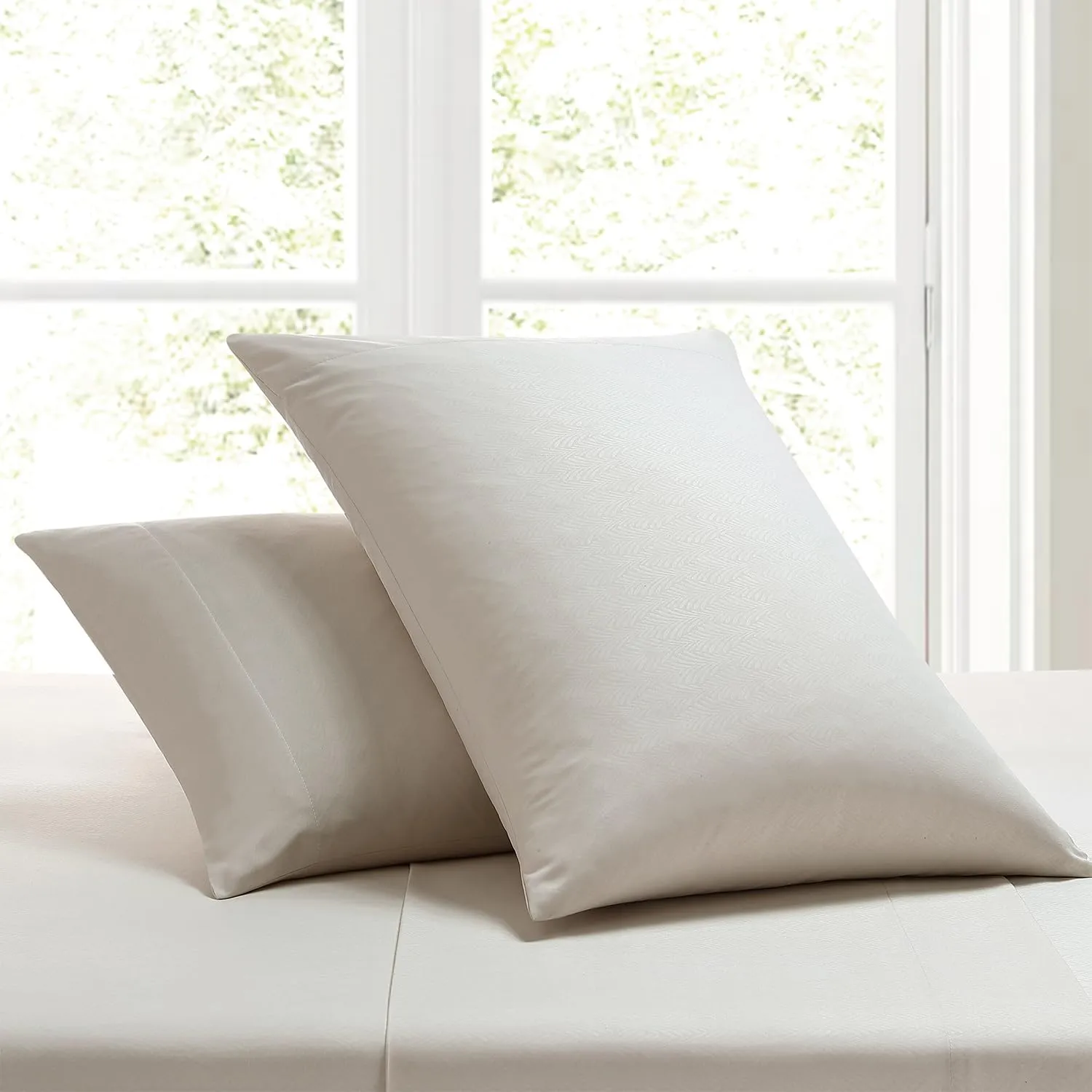 Tahari Home - Sheets, Soft Bedding Set with Matching Pillowcases, Dorm Room Essentials, Wrinkle Resistant Room Decor (Vines Birch Beige, King)