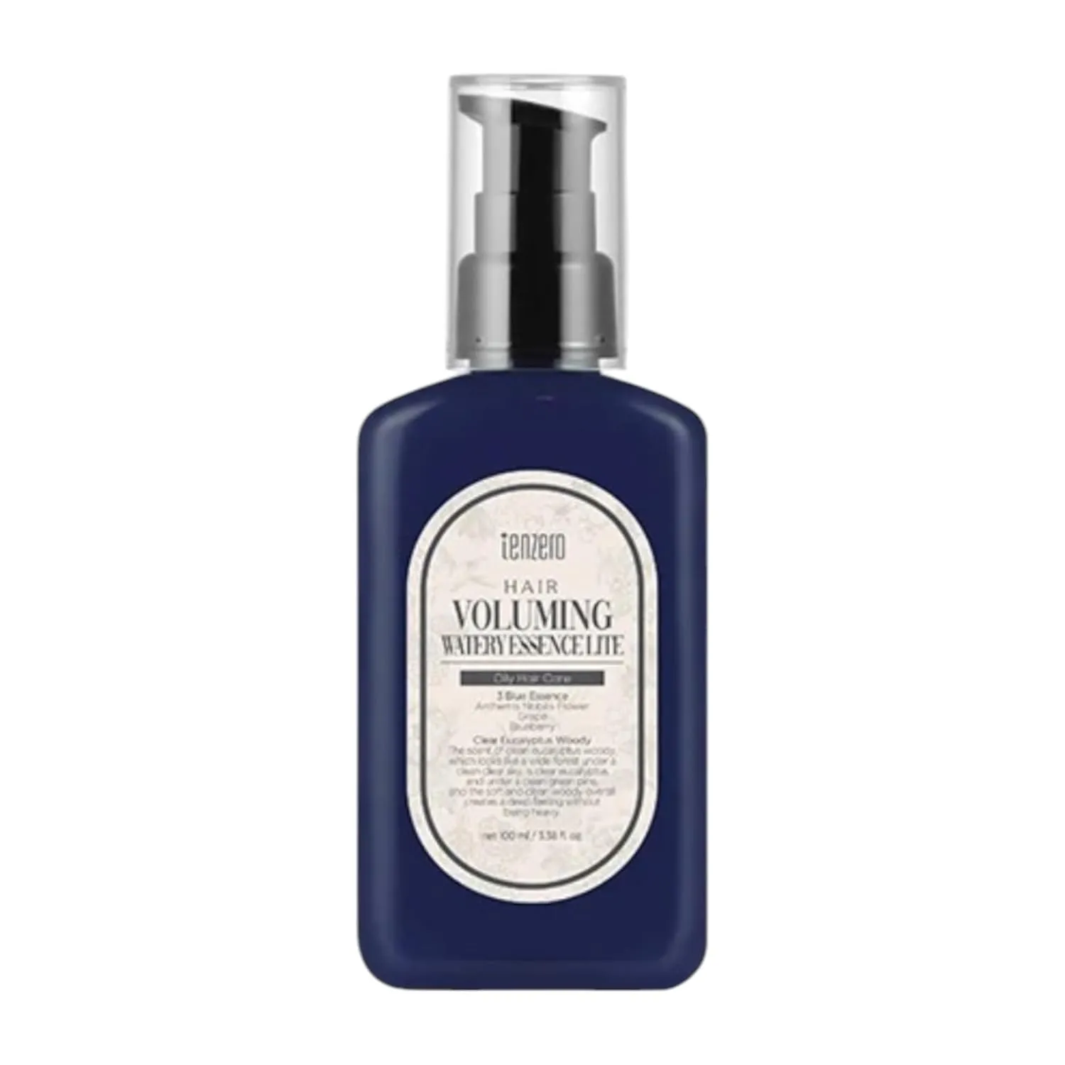 tenzero Hair Voluming Watery Essence Lite | ightweight Volume & Hydration for Bouncy, Fuller Hair | 3.38oz - 100ml | Korean Beauty Care