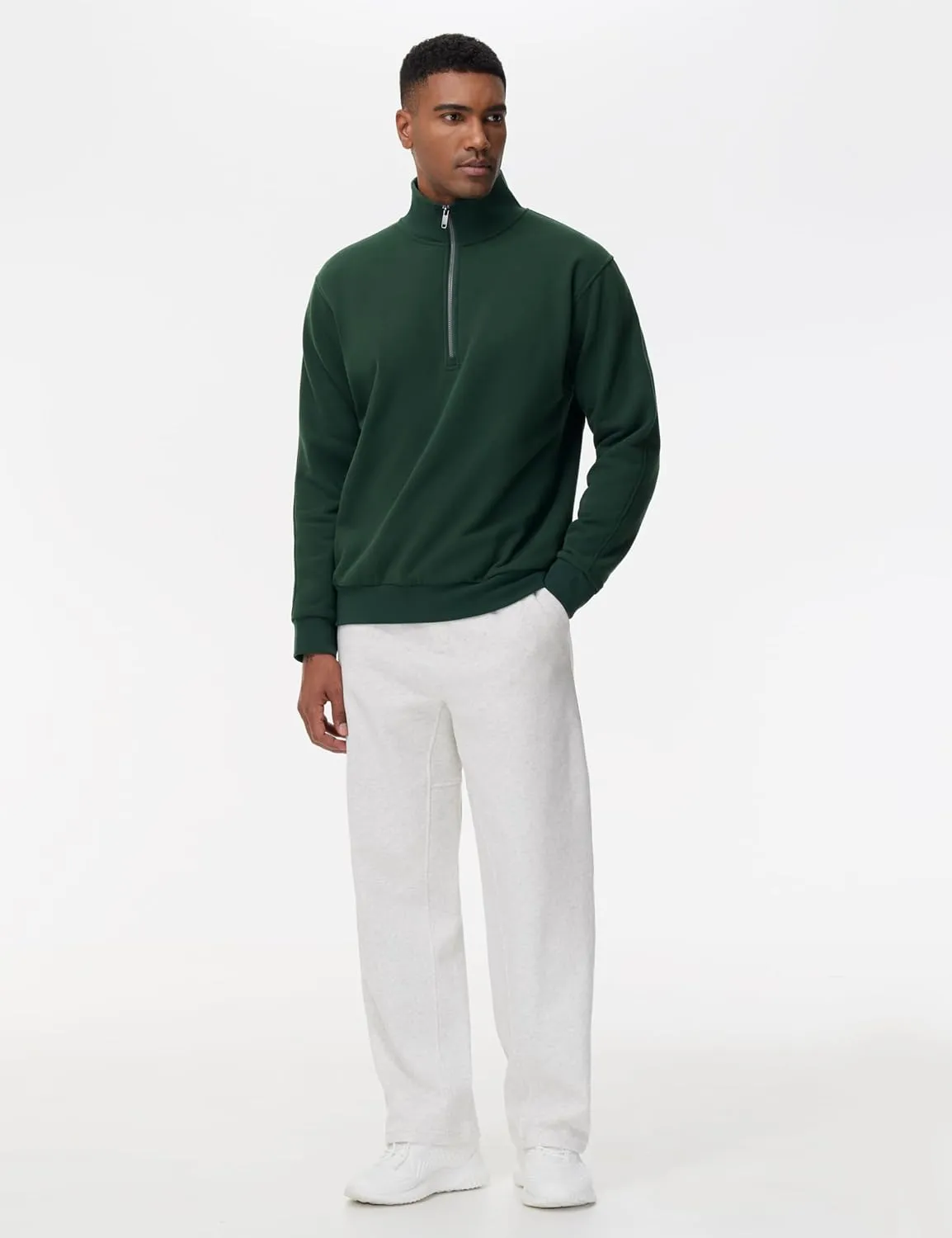 THE GYM PEOPLE Men's Baggy Fleece Workout Sweatpants with Pockets Drawstring Lounge Athletic Running Pants
