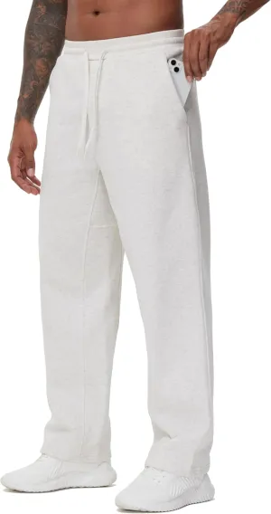 THE GYM PEOPLE Men's Baggy Fleece Workout Sweatpants with Pockets Drawstring Lounge Athletic Running Pants