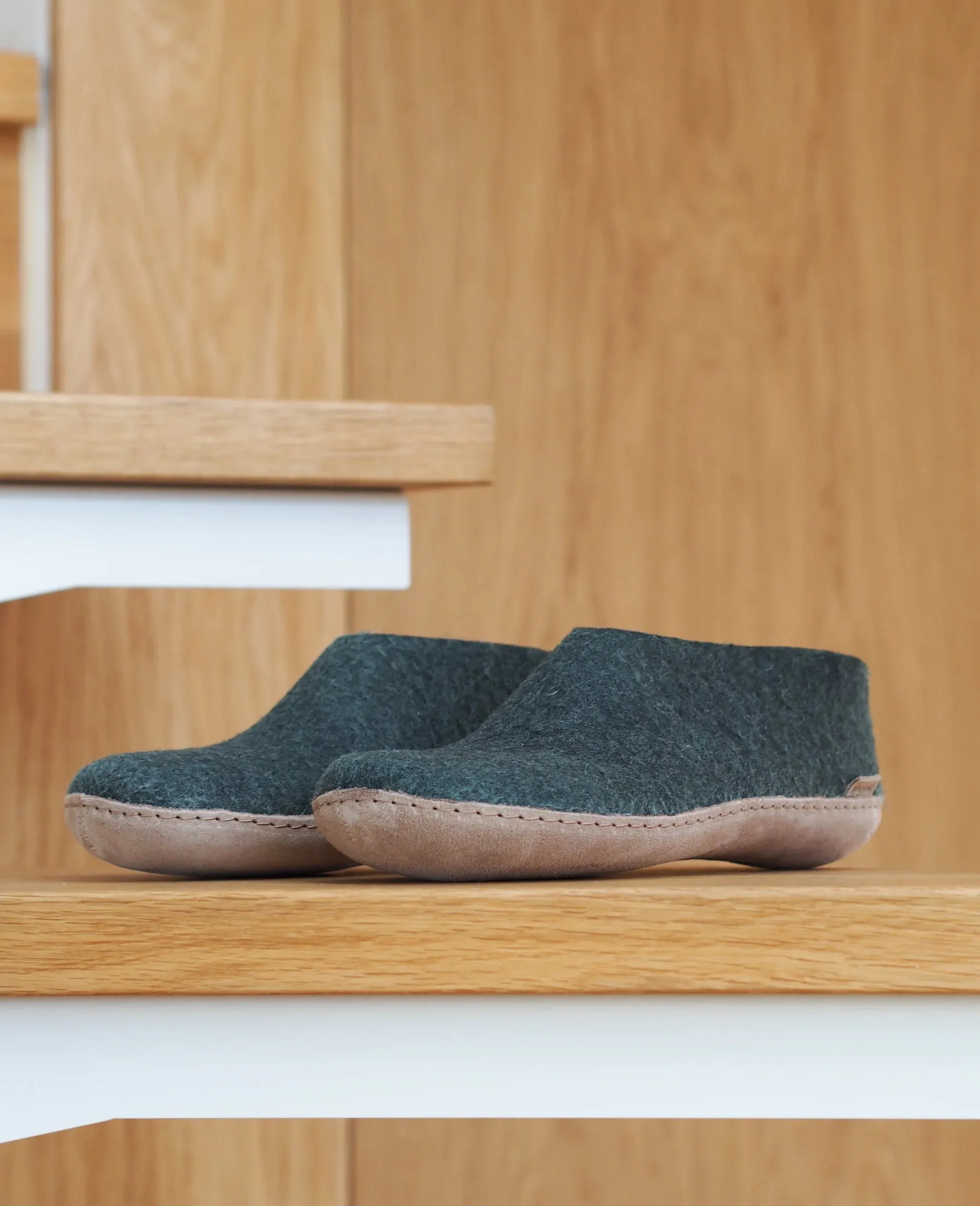The Leather Shoe Slipper | Forest