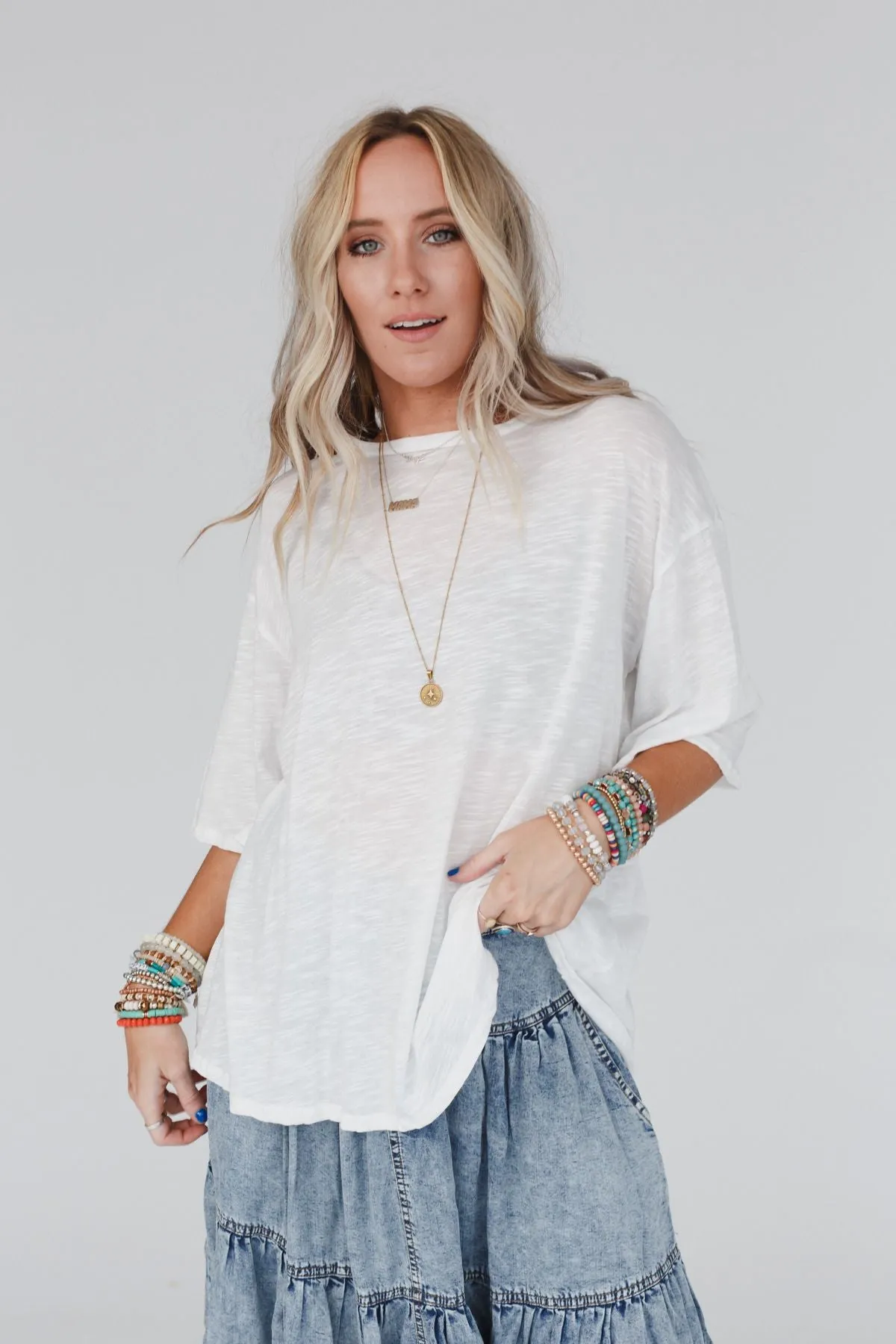 The Nest Your Favorite Slub Tee Shirt - Natural
