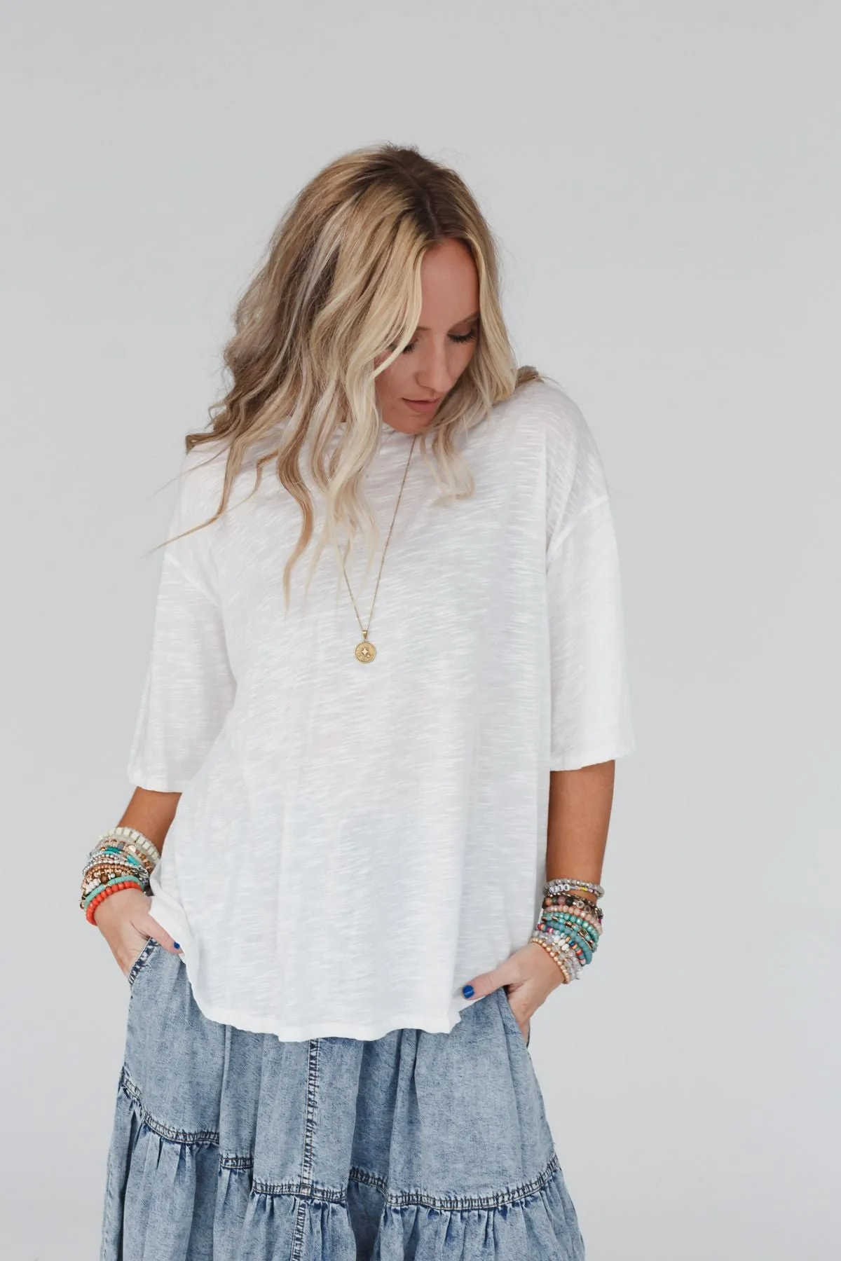 The Nest Your Favorite Slub Tee Shirt - Natural