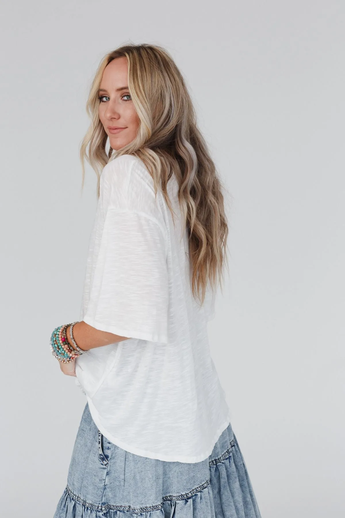 The Nest Your Favorite Slub Tee Shirt - Natural
