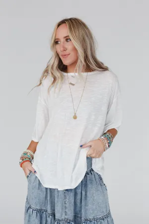 The Nest Your Favorite Slub Tee Shirt - Natural
