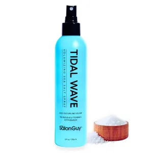 THESALONGUY Tidal Wave Sea Salt Spray – Volumizing Texture for Fine Hair, Thick Hair, Beach Waves – Lightweight Styling Mist for Men & Women 8oz
