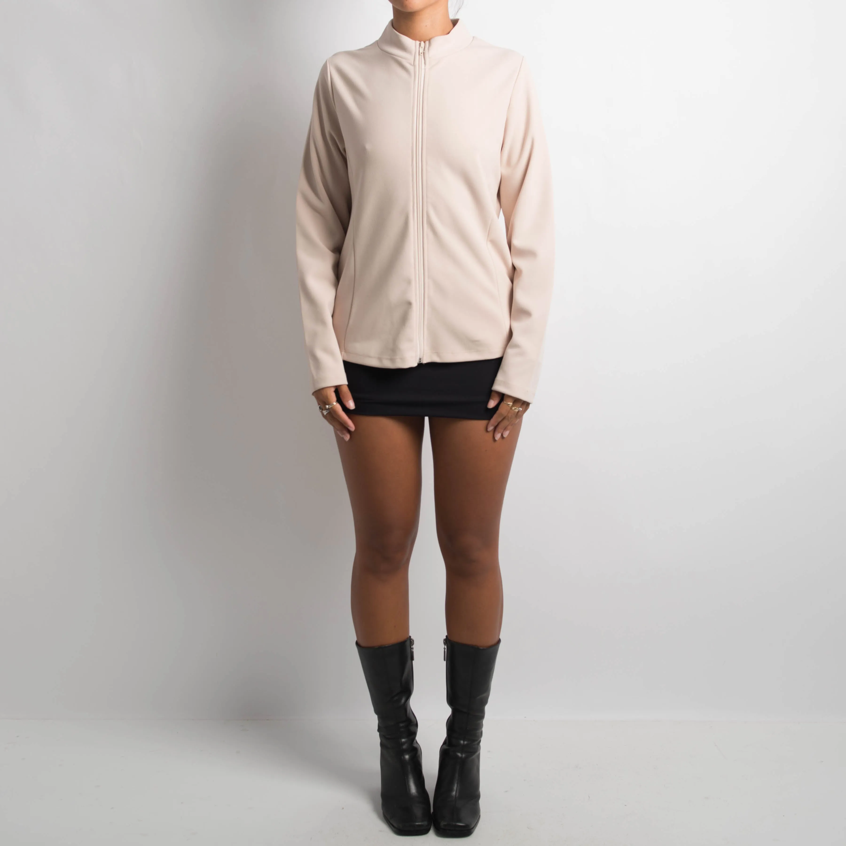 THIN BEIGE STRETCH JACKET