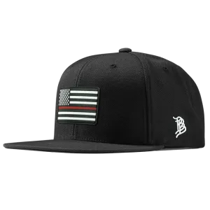 Thin Red Line PVC Essential Flat Snapback