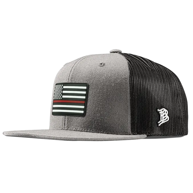 Thin Red Line PVC Flat Trucker
