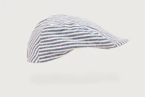 Thin Stripes Flat Cap