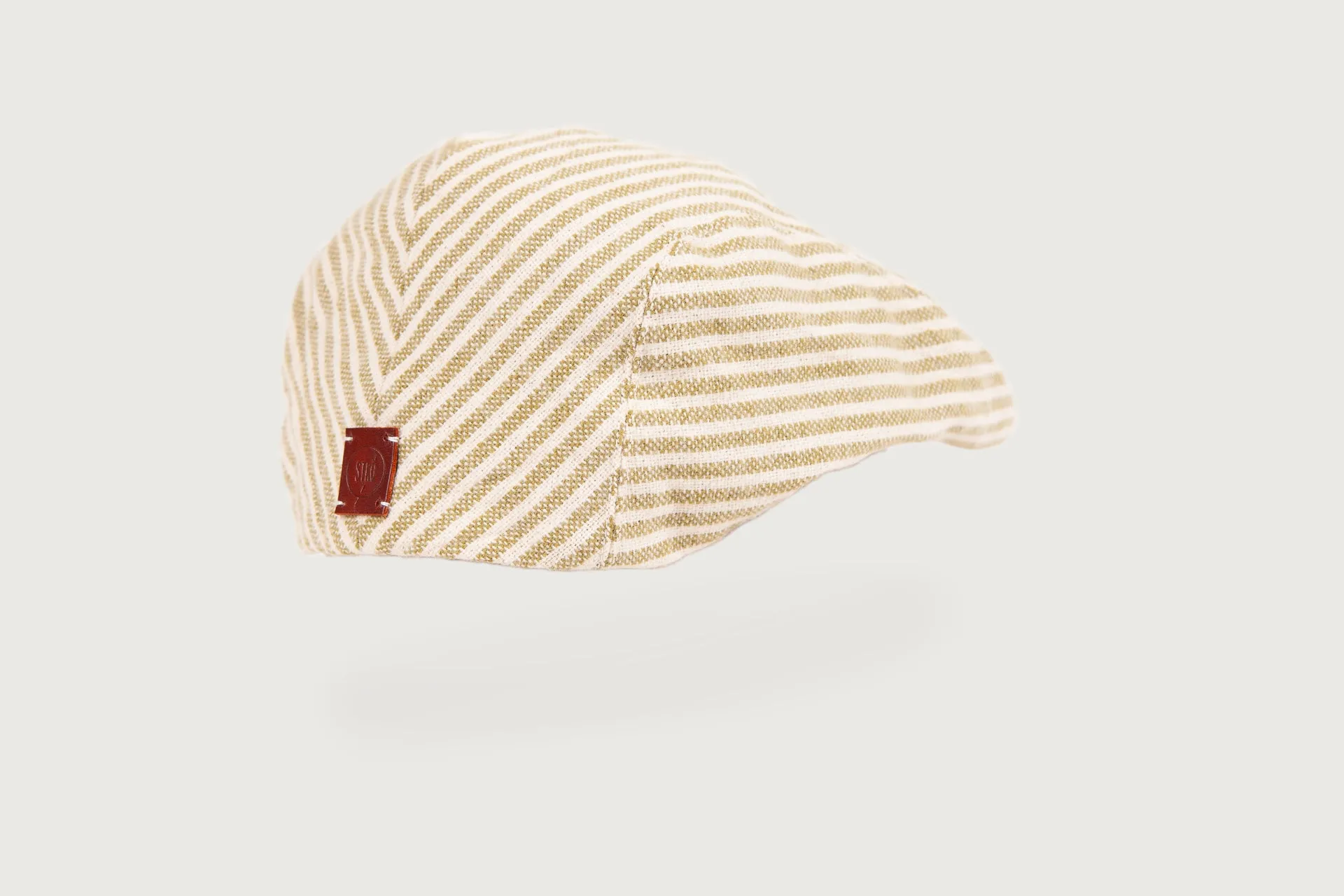 Thin Stripes Flat Cap