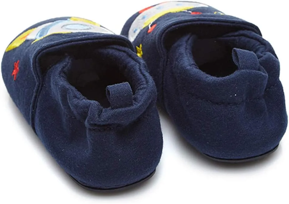 Timatego Toddler Baby Boys Girls Shoes Non Skid Slipper Sneaker Moccasins Infant First Walker House Walking Crib Shoes(6-24 Months)