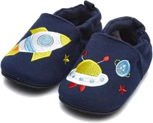 Timatego Toddler Baby Boys Girls Shoes Non Skid Slipper Sneaker Moccasins Infant First Walker House Walking Crib Shoes(6-24 Months)