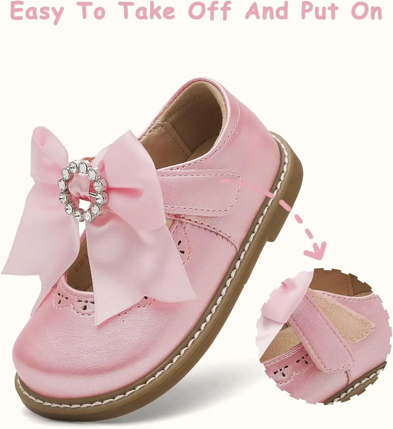 Toddler Girl Mary Jane Flat Dress Shoes