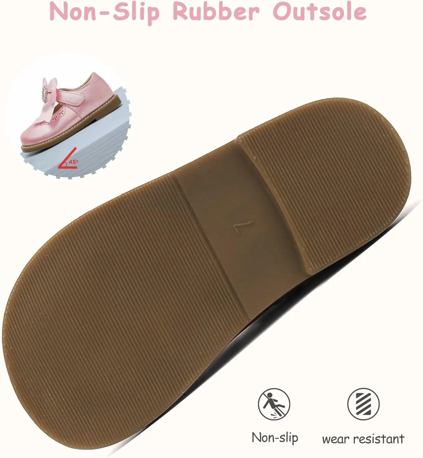 Toddler Girl Mary Jane Flat Dress Shoes