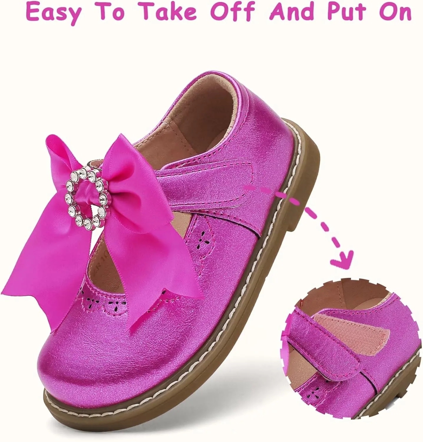 Toddler Girl Mary Jane Flat Dress Shoes