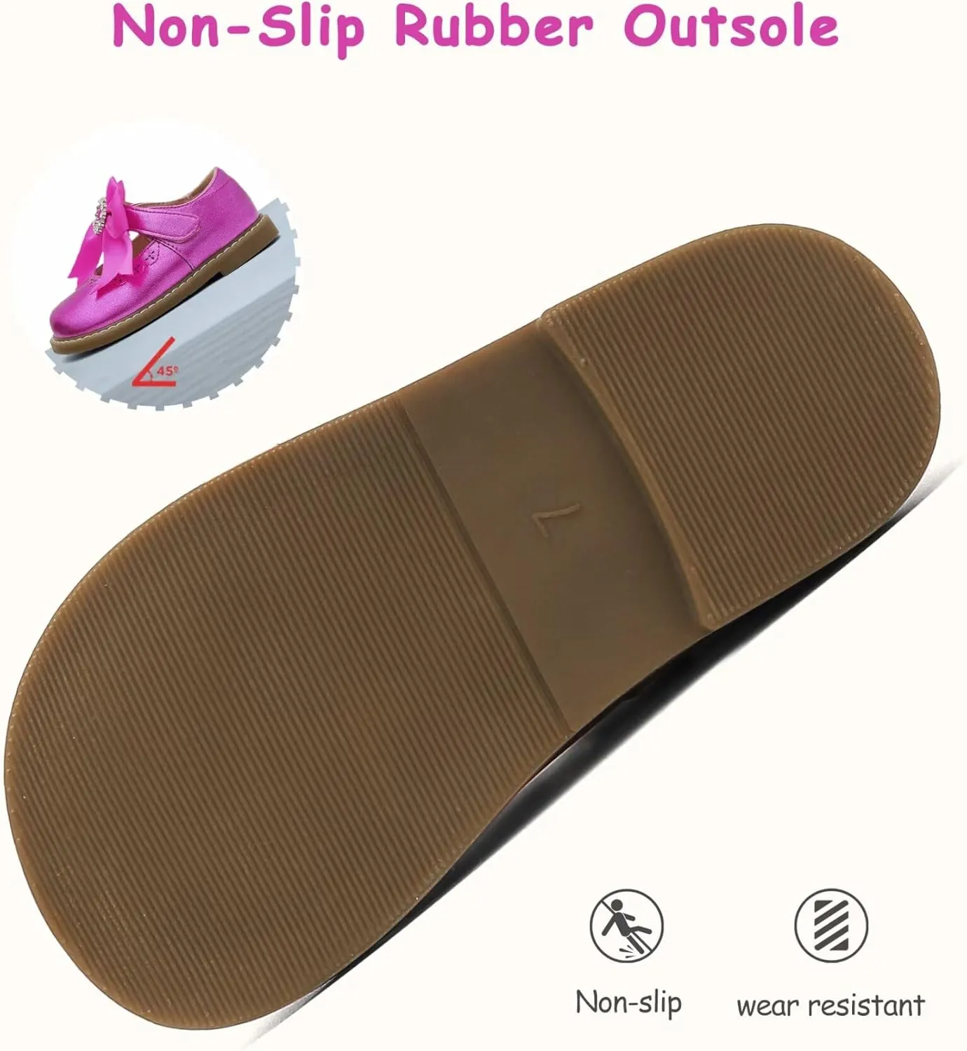 Toddler Girl Mary Jane Flat Dress Shoes
