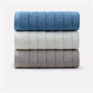 Towel Cotton wash Your face Bath Home Adult Soft Water Suction face Towel(D 3PS)