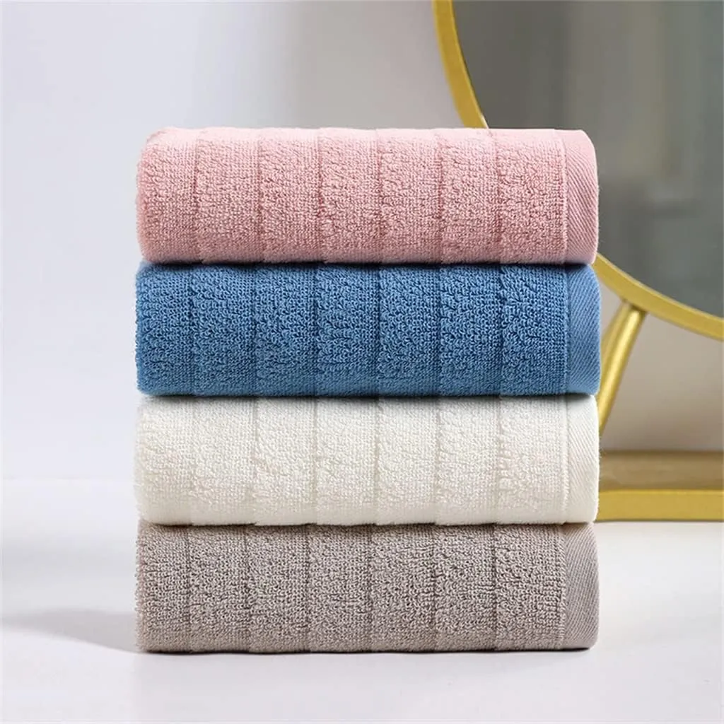 Towel Cotton wash Your face Bath Home Adult Soft Water Suction face Towel(D 3PS)