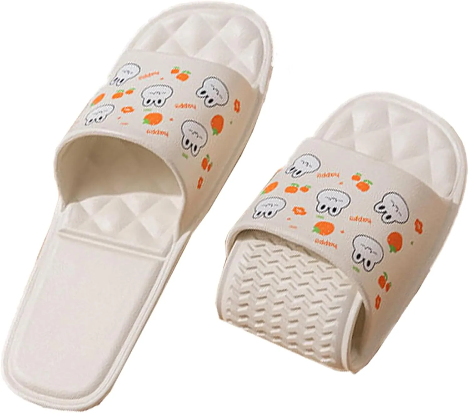 Travel Slippers for Women and Men, Portable Foldable Slippers with Storage Bag, Soft Comfy Non-Slip Quick Dry House Bathroom Shower Shoes Spa Gym Swimming Beach Sandals