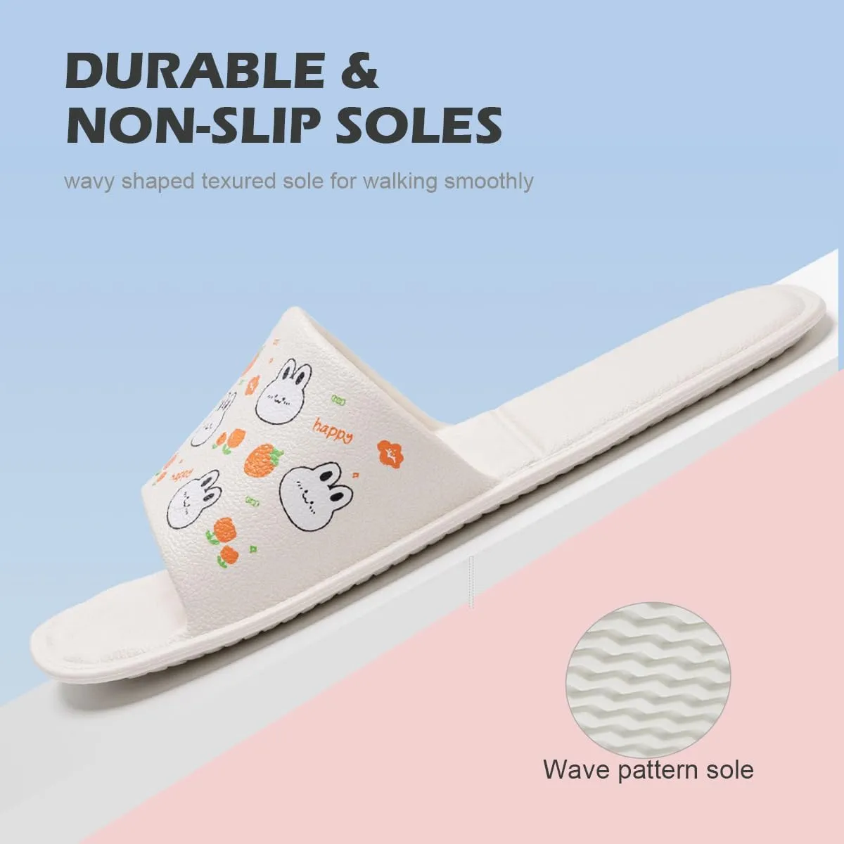 Travel Slippers for Women and Men, Portable Foldable Slippers with Storage Bag, Soft Comfy Non-Slip Quick Dry House Bathroom Shower Shoes Spa Gym Swimming Beach Sandals