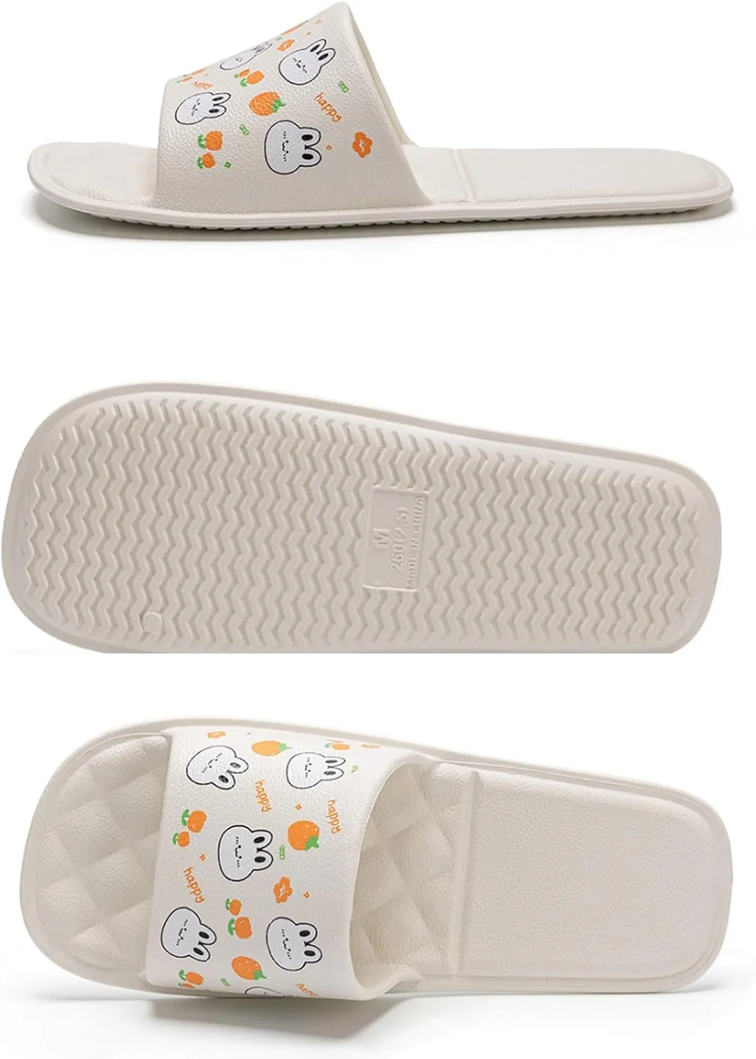 Travel Slippers for Women and Men, Portable Foldable Slippers with Storage Bag, Soft Comfy Non-Slip Quick Dry House Bathroom Shower Shoes Spa Gym Swimming Beach Sandals