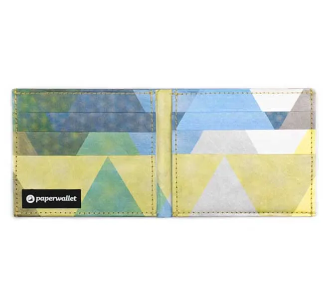 Triangle Moire | RFID Flat Wallet
