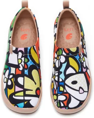 UIN Women's Art Travel Shoes Slip On Casual Cozy Loafers Lightweight Comfort Fashion Sneaker Toledo Ⅰ