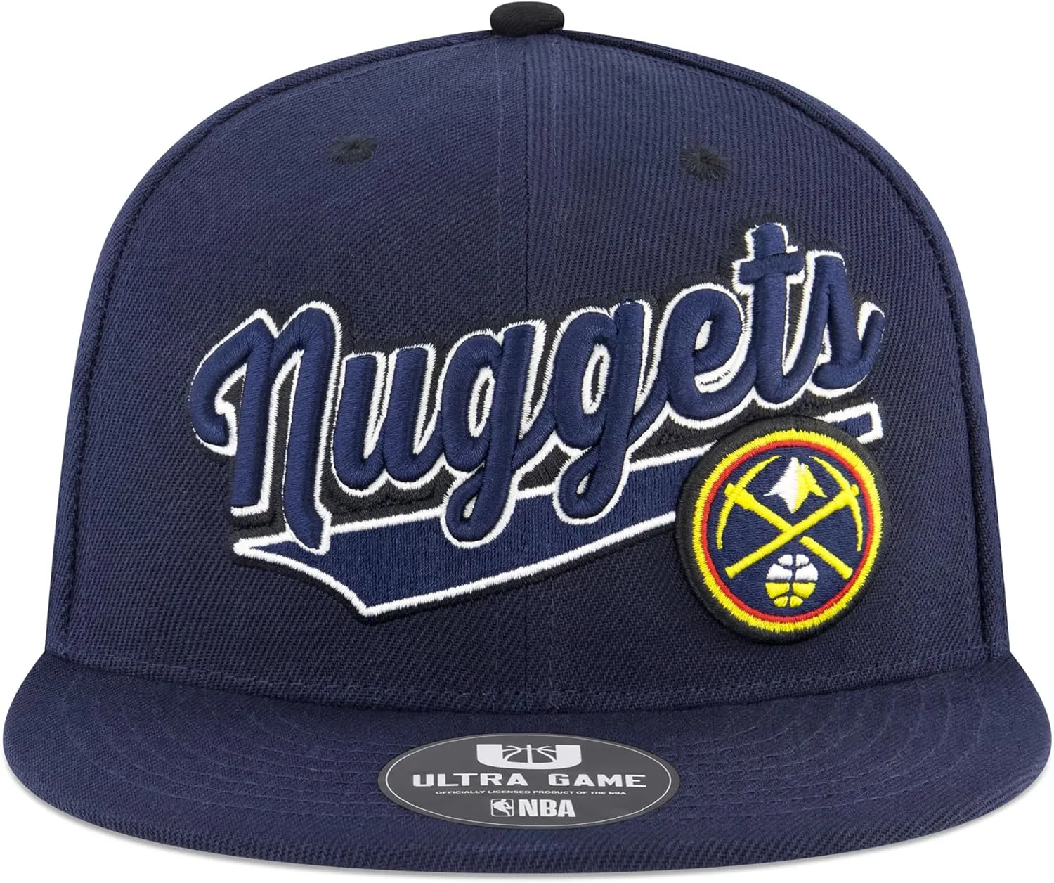 Ultra Game Youth NBA Official 8-20 Snap Back 3D Embroidered Team Logo Baseball Cap Hat