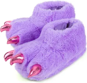 ULTRAIDEAS Animal Paw Slippers for Women and Men, Funny Claw Slippers for Adult and Kids, Unisex Cute Costume House Shoes