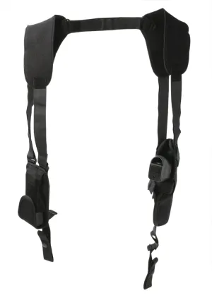 Uncle Mike's Law Enforcement Kodra Nylon Pro-Pak Vertical Shoulder Holster, Black, Right Hand