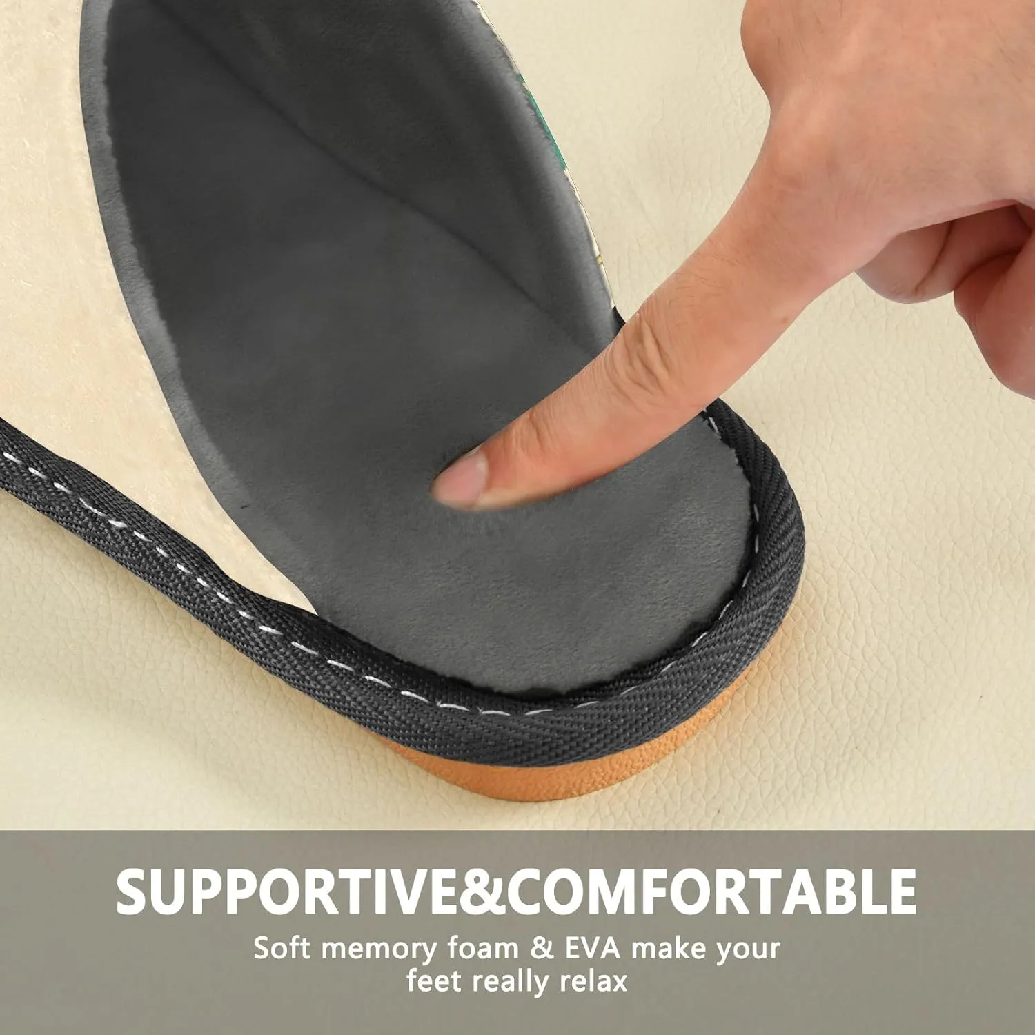 Unisex Slippers for Guests Mens House Shoes Womens Indoor Outdoor Slippers