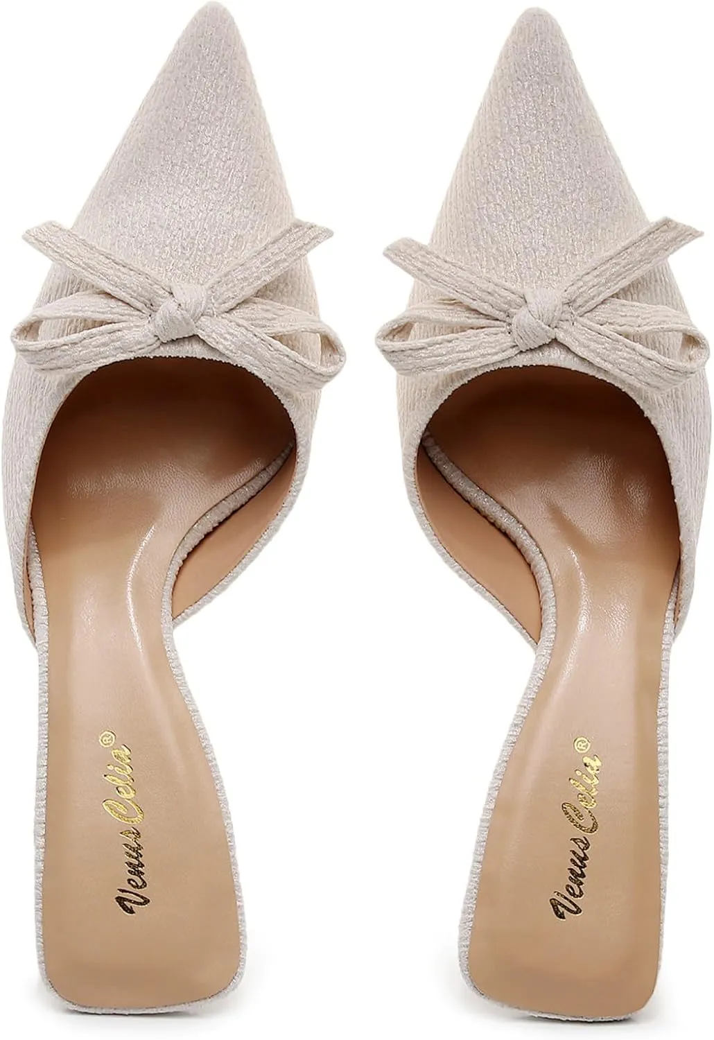 VenusCelia Women's Summer-Time Dress Pump Heeled Sandal