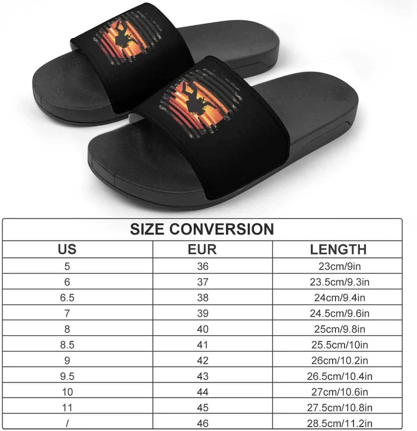 Vintage Diver Diving On Sunset Slippers Indoor Outdoor Unisex House Slipper Shower Slippers Non-Slip Open Toe Shoes